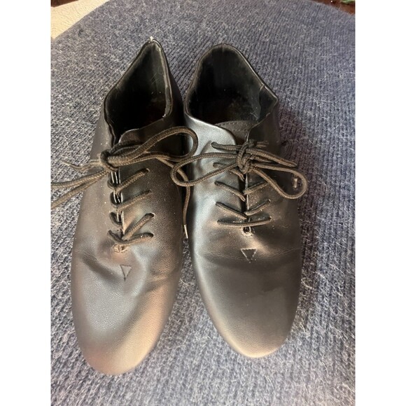 Capezio Tele Tone Tap BLK Black Tap Dance Shoes - 8M - Picture 1 of 4
